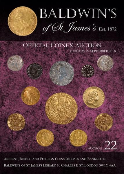 Baldwin's Auction 22 catalogue cover