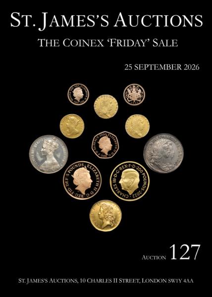 The Coinex "Friday" Auction catalogue cover