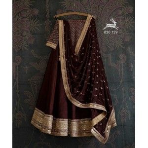 HEAVY VELVET LEHENGA CHOLI FOR PARTY AND WEDDING