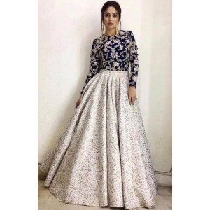 BEAUTIFUL PARTY WEAR CROP TOP LEHENGA CHOLI