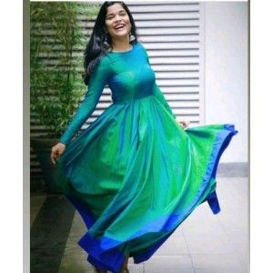 MORPINCHH COLOR SOUTH INDIAN ANARKALI GOWN