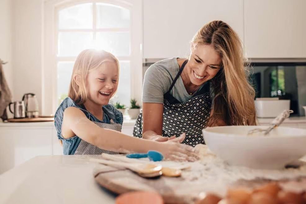 Happy Customers in Kitchen
