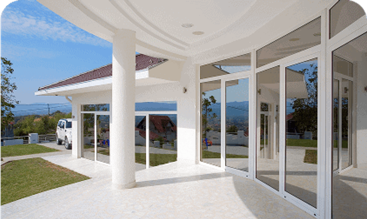 Windows Outside Patio