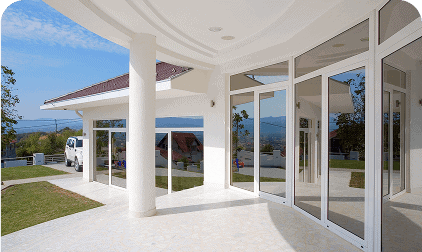 Windows Outside Patio