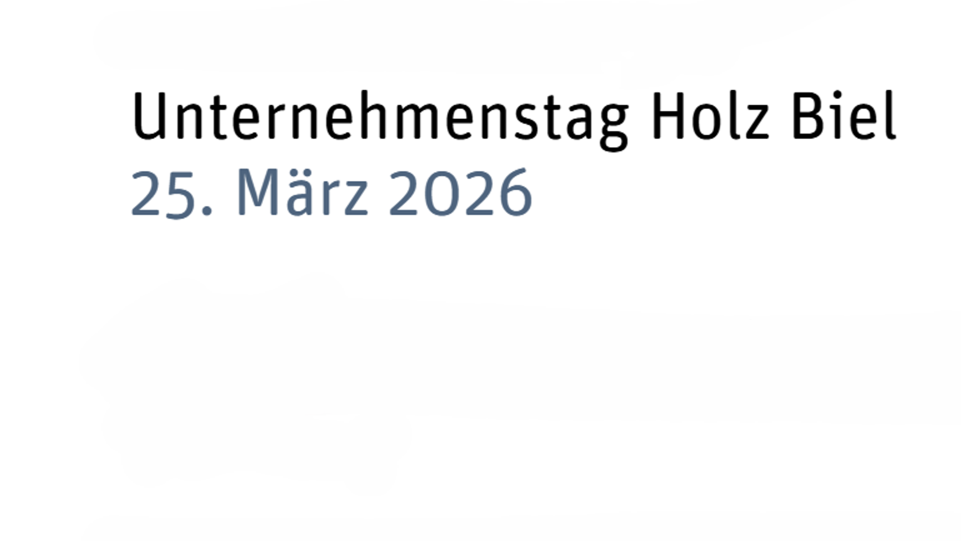 Unternehmenstag Holz Biel