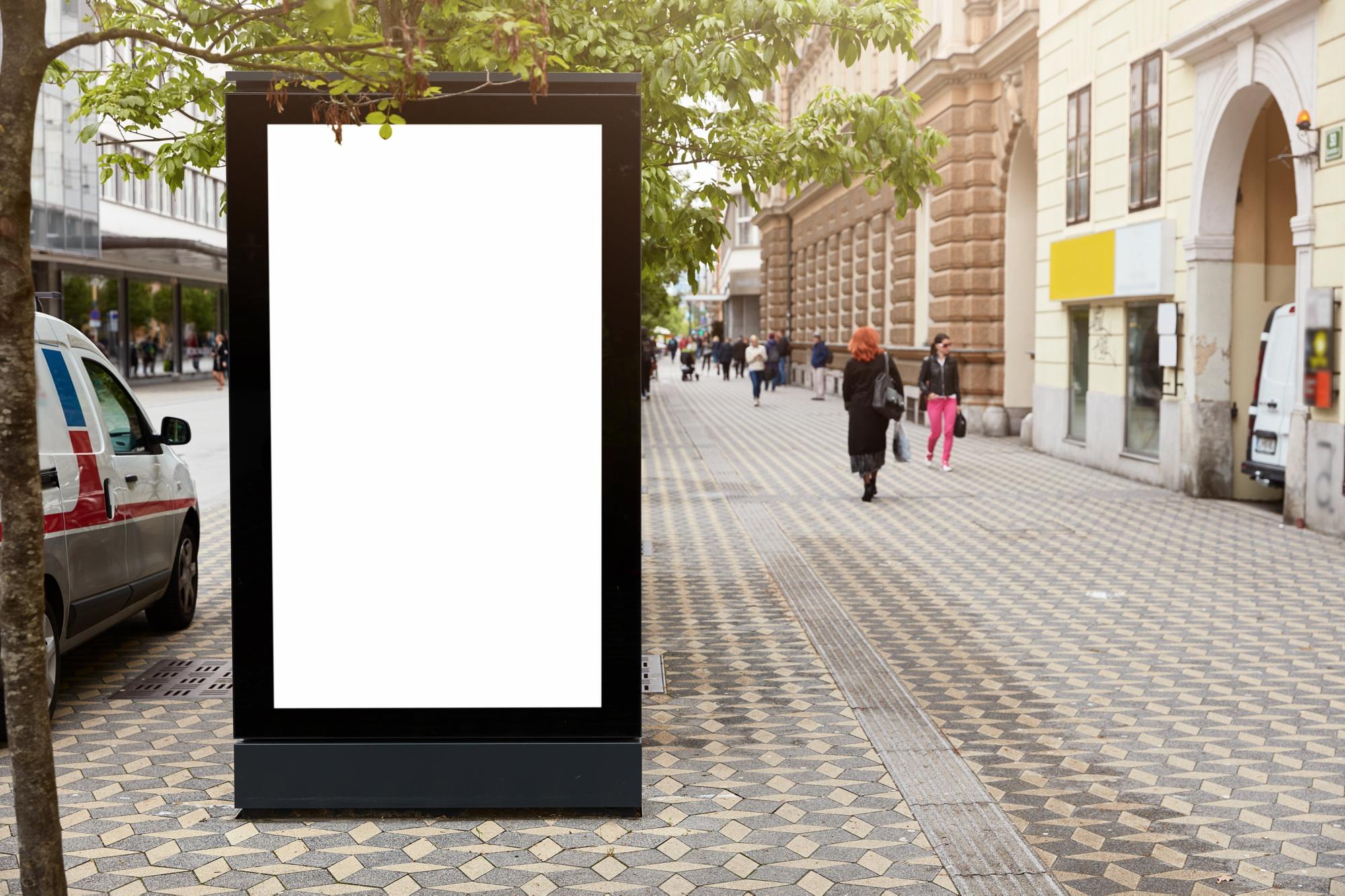 638775145b5bc8918d6874d2 signboard with mock up space your commercial information