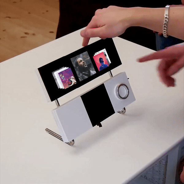 由Kay van den Aker设计的音乐播放器原型