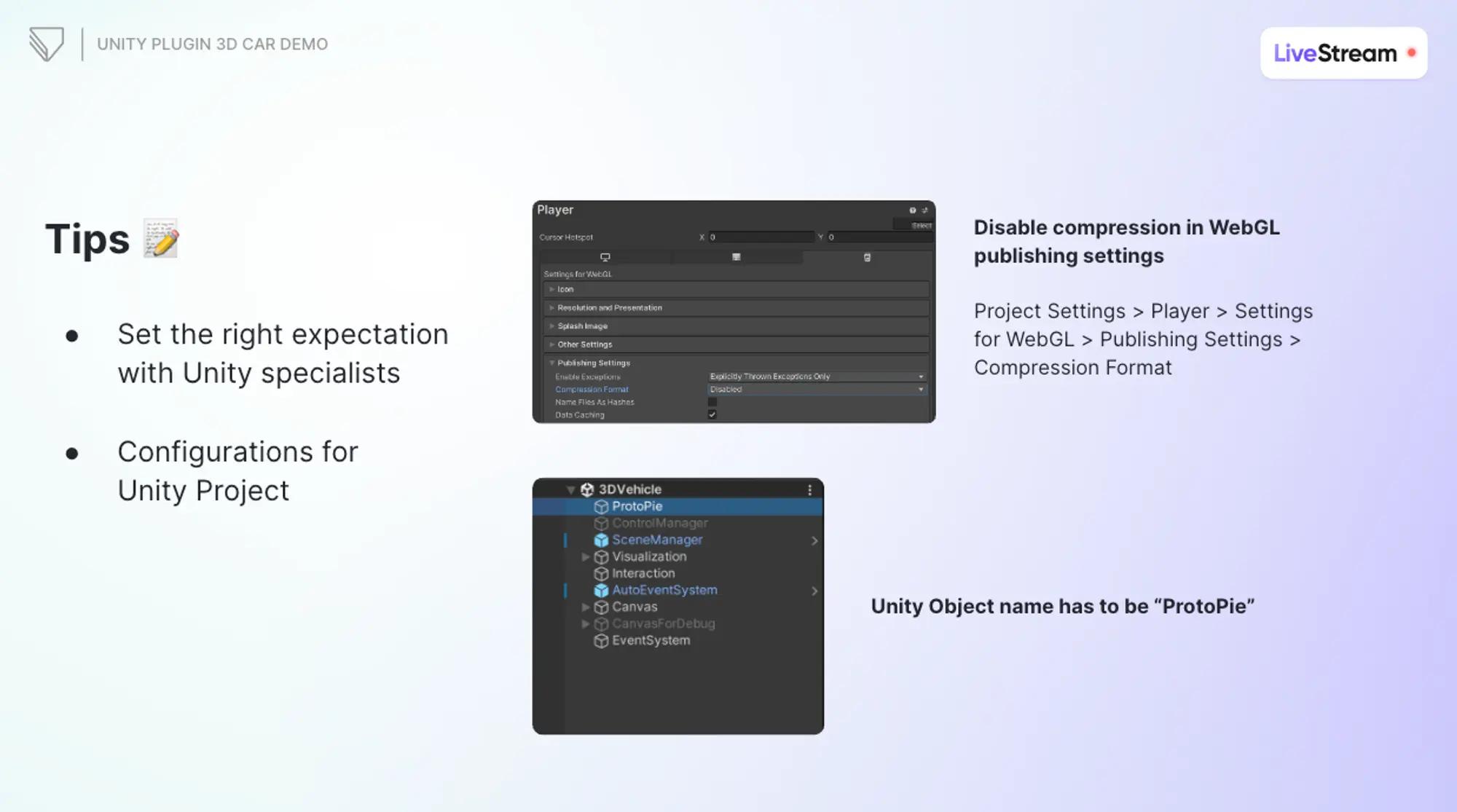 有效的Unity-ProtoPie集成提示