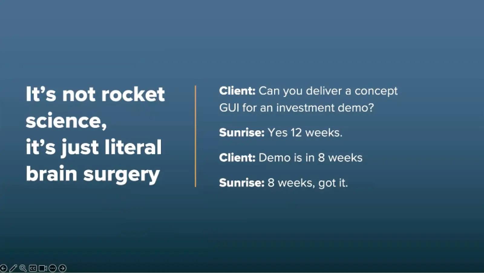 ProtoPie帮助Sunrise Labs构建复杂的医疗设备，包括硬件软件集成、按钮和LED指示器