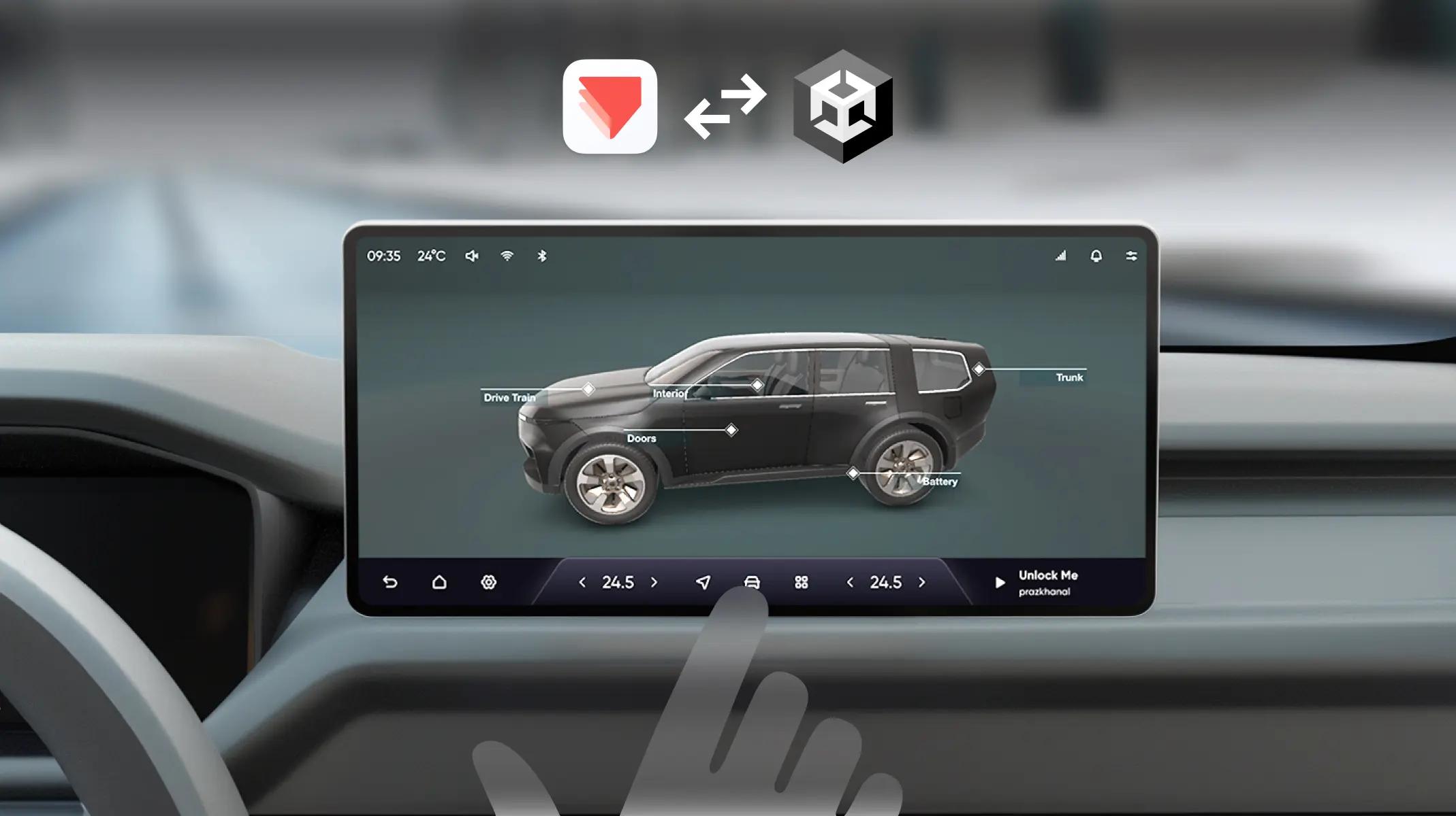 3D Car HMI