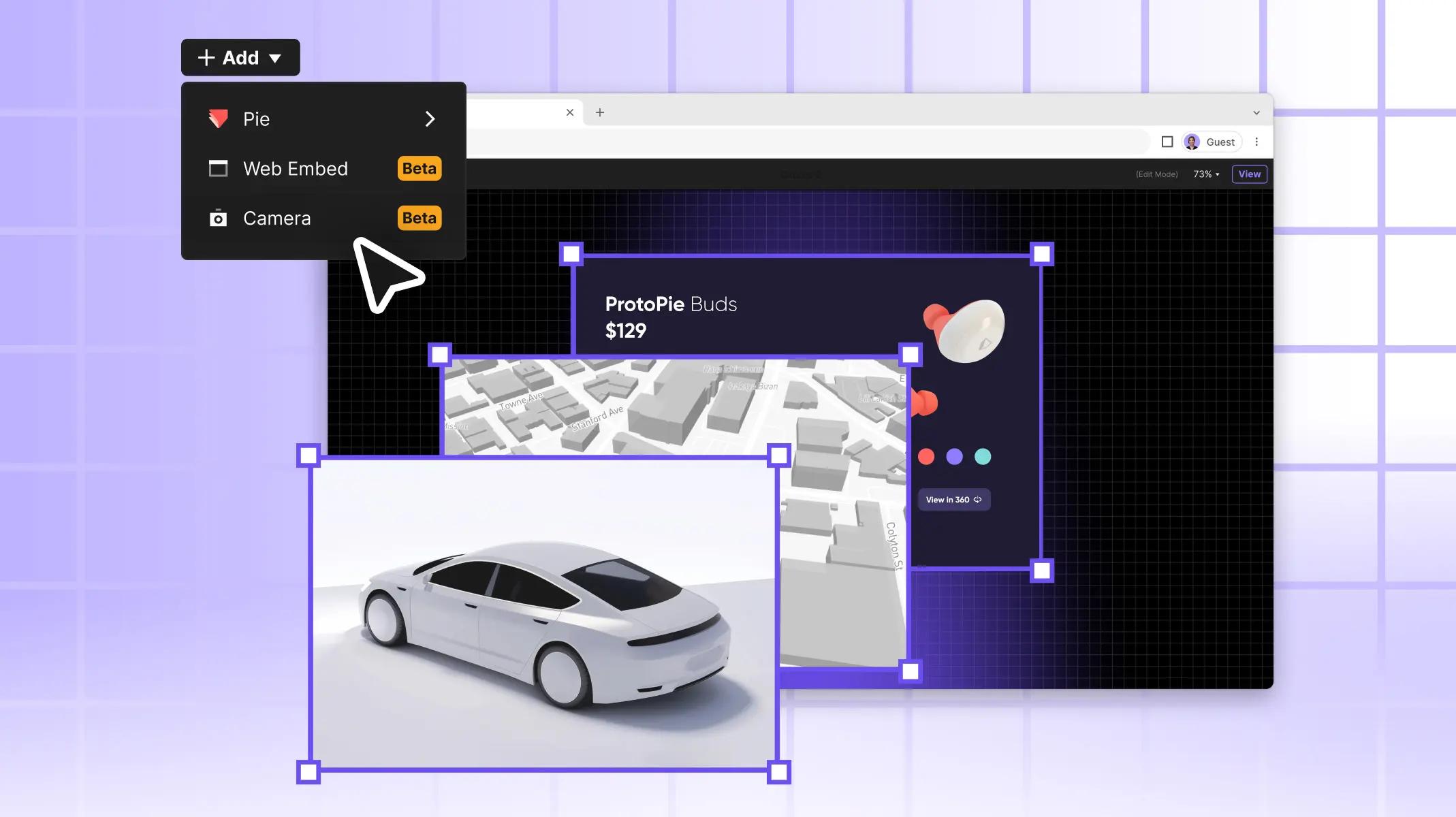 ProtoPie Connect 重要升级:集成网页和实时摄像头