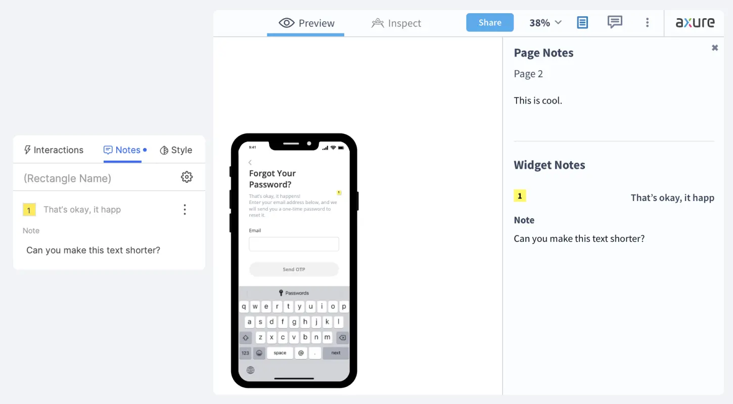 Axure云上预览原型