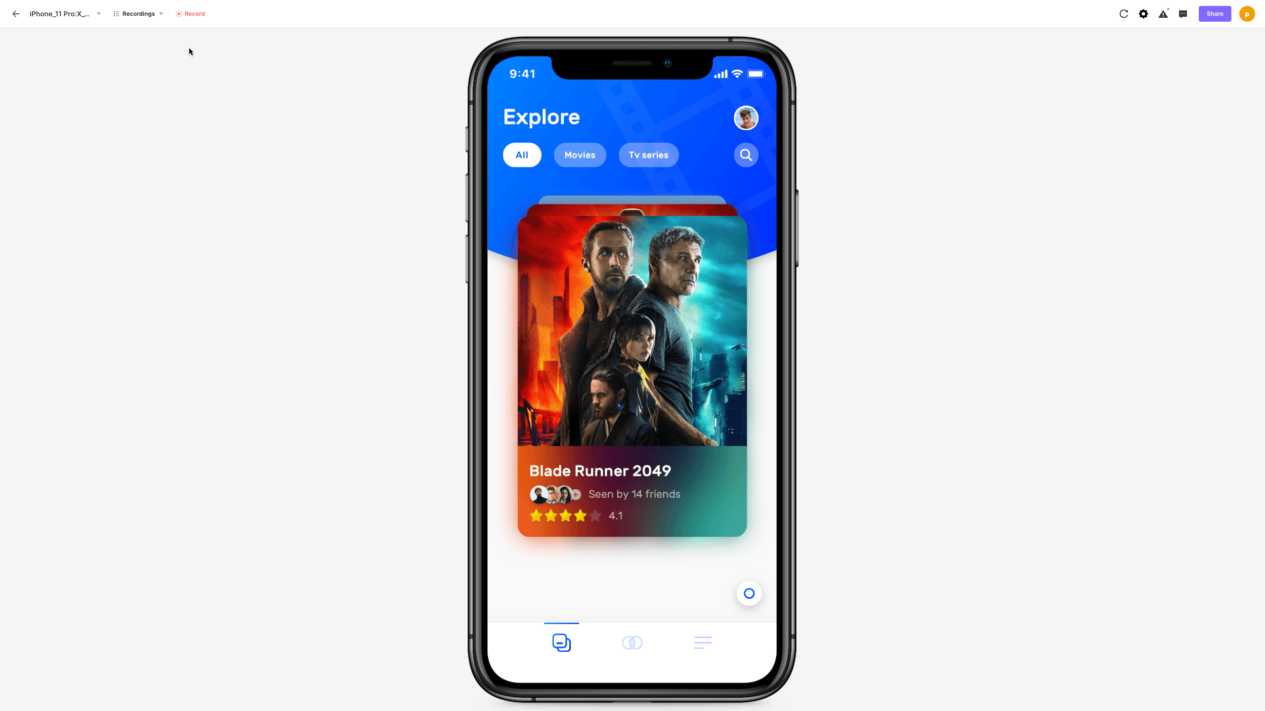 通过交互录制,工程师可以轻松查看每个交互的规格