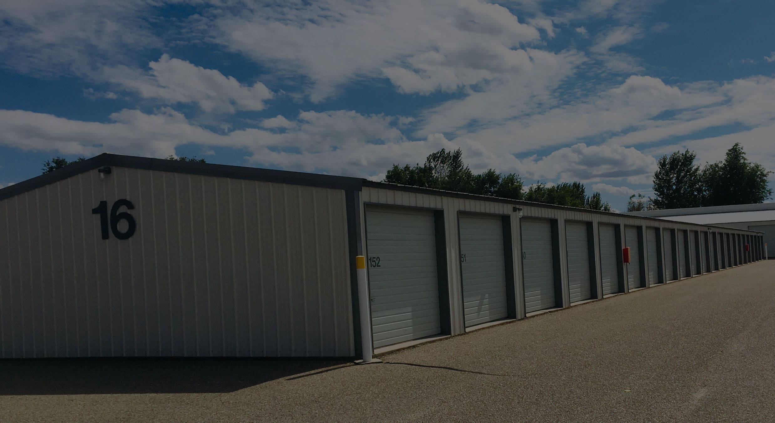 Ground Level View of Storage Containers | Idaho Storage Connection