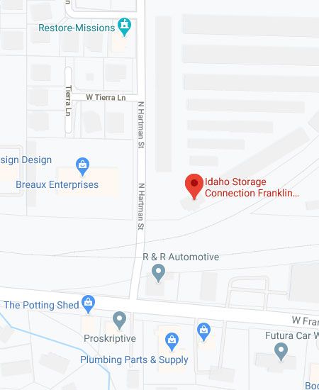 Google Maps Franklin Location | Idaho Storage Connection