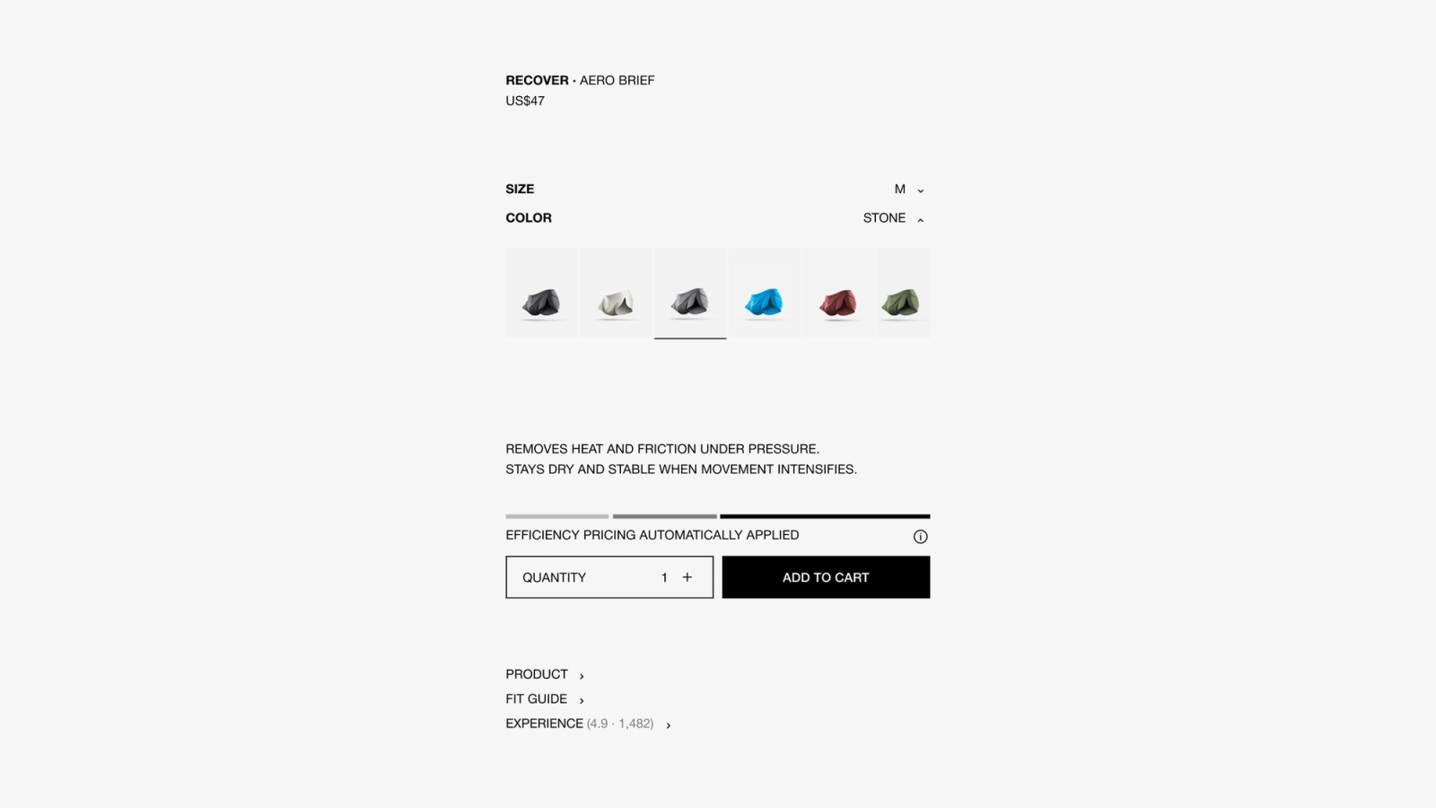 Aero Brief — product detail view