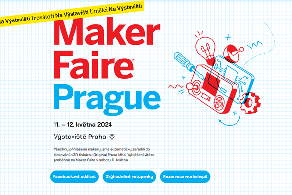 Physical meeting in Prague “Maker Faire Prague” on May 11/05/2024 – 12/05/2024
