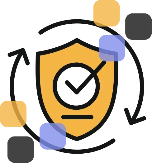 Icon illustrating secure compliance