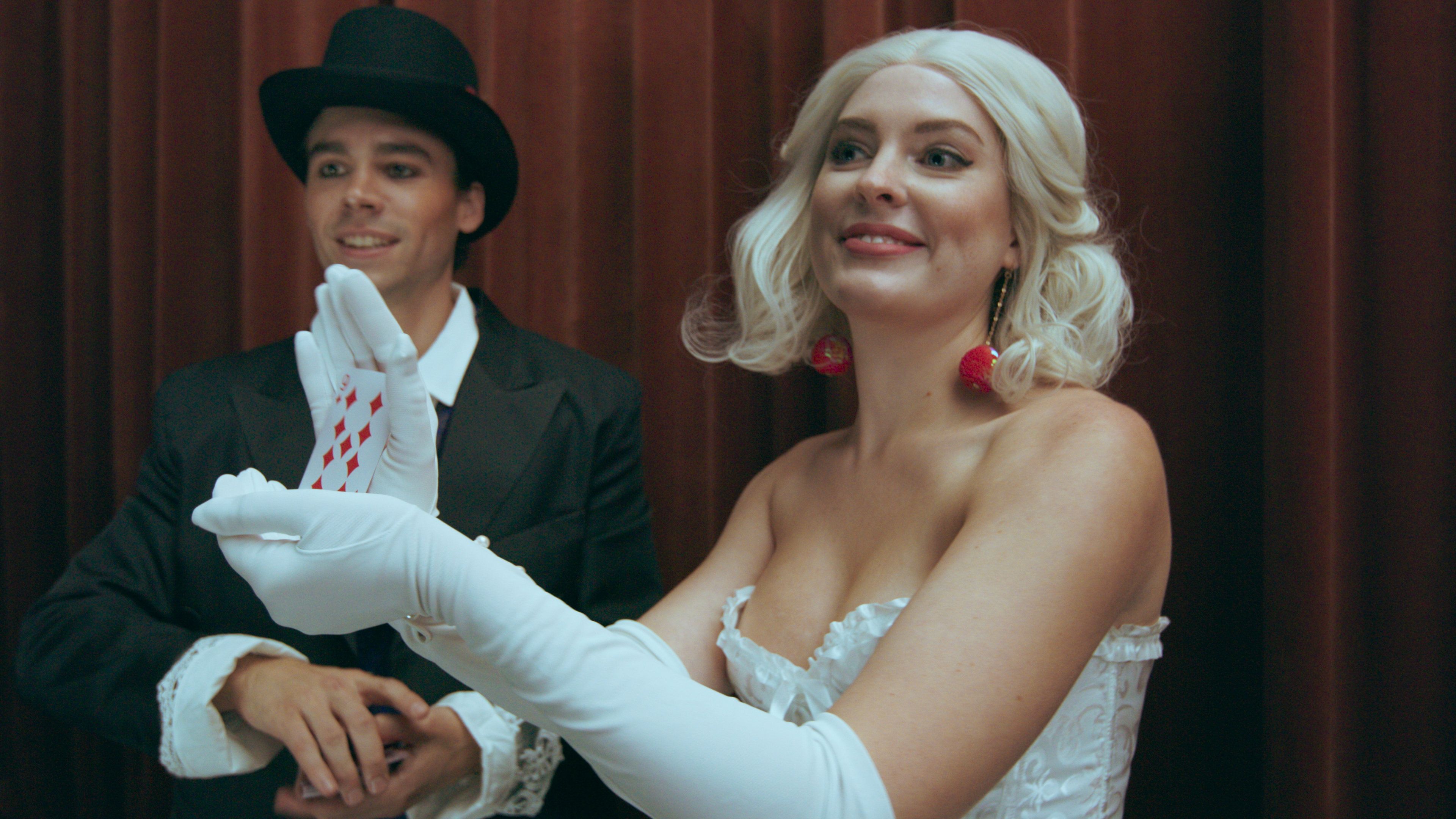 Still from Audrey Jane's "Mad House" music video.