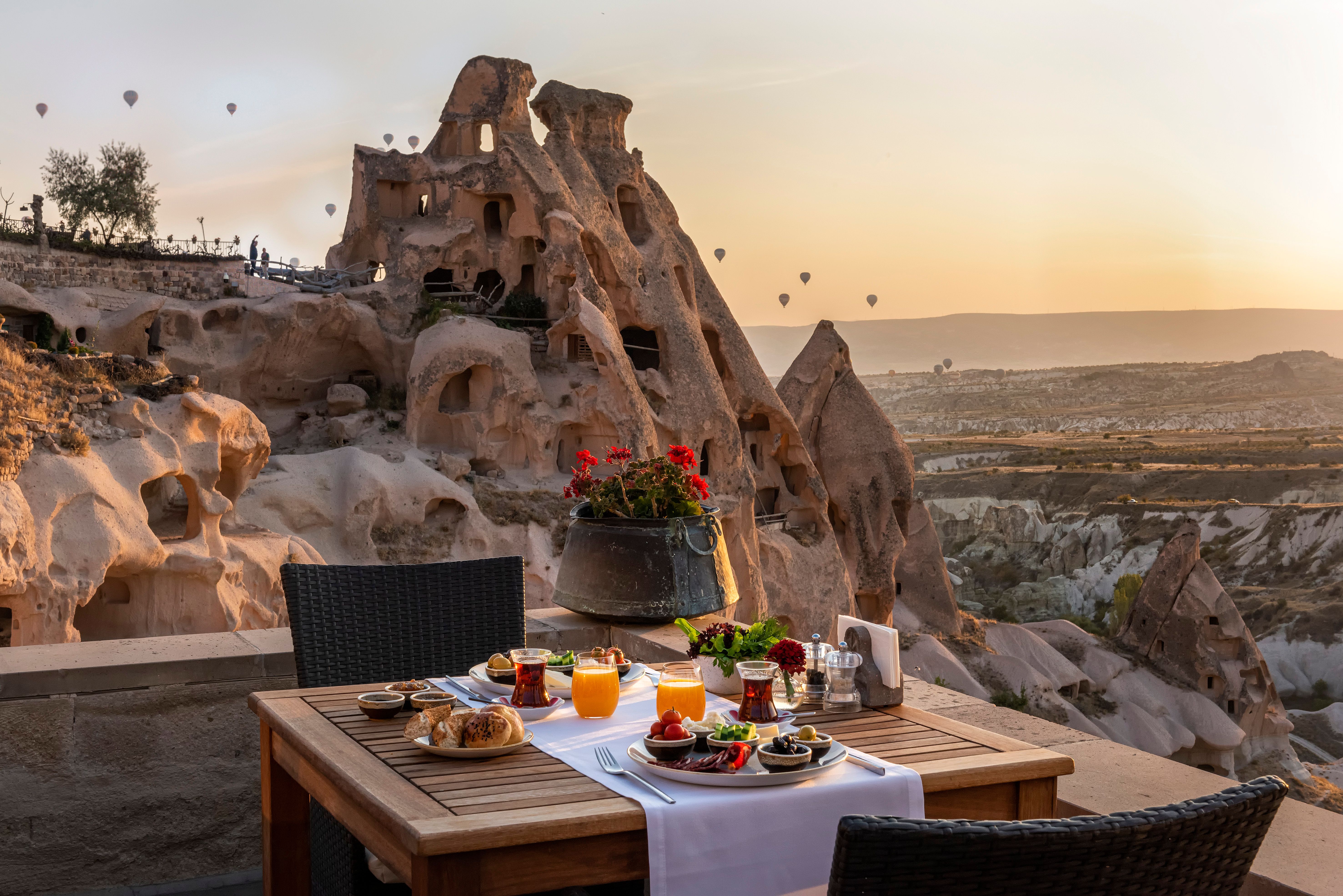 Breakfast at the Argos in Cappadocia
