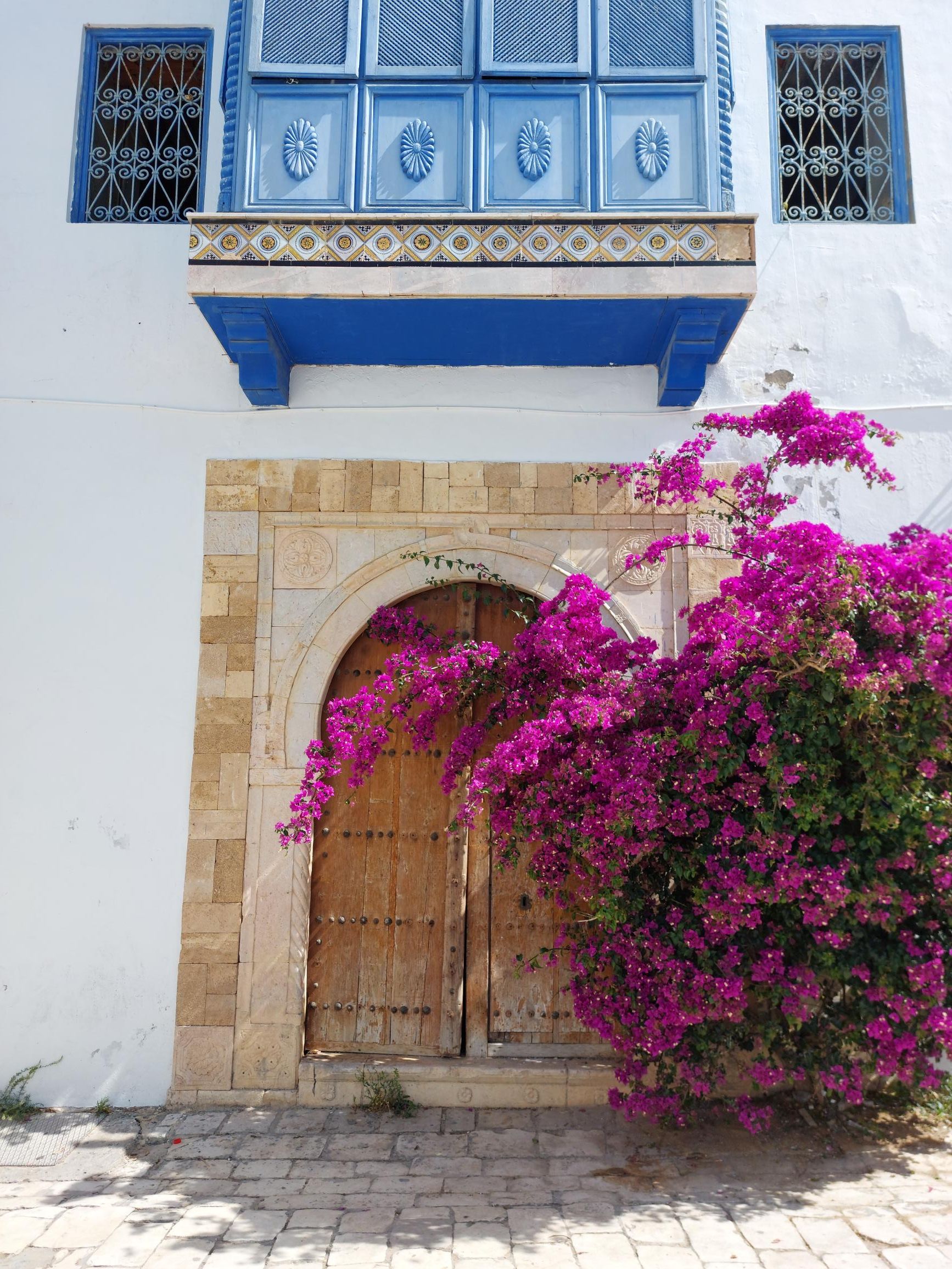 House exterior in Sidi Bou Said