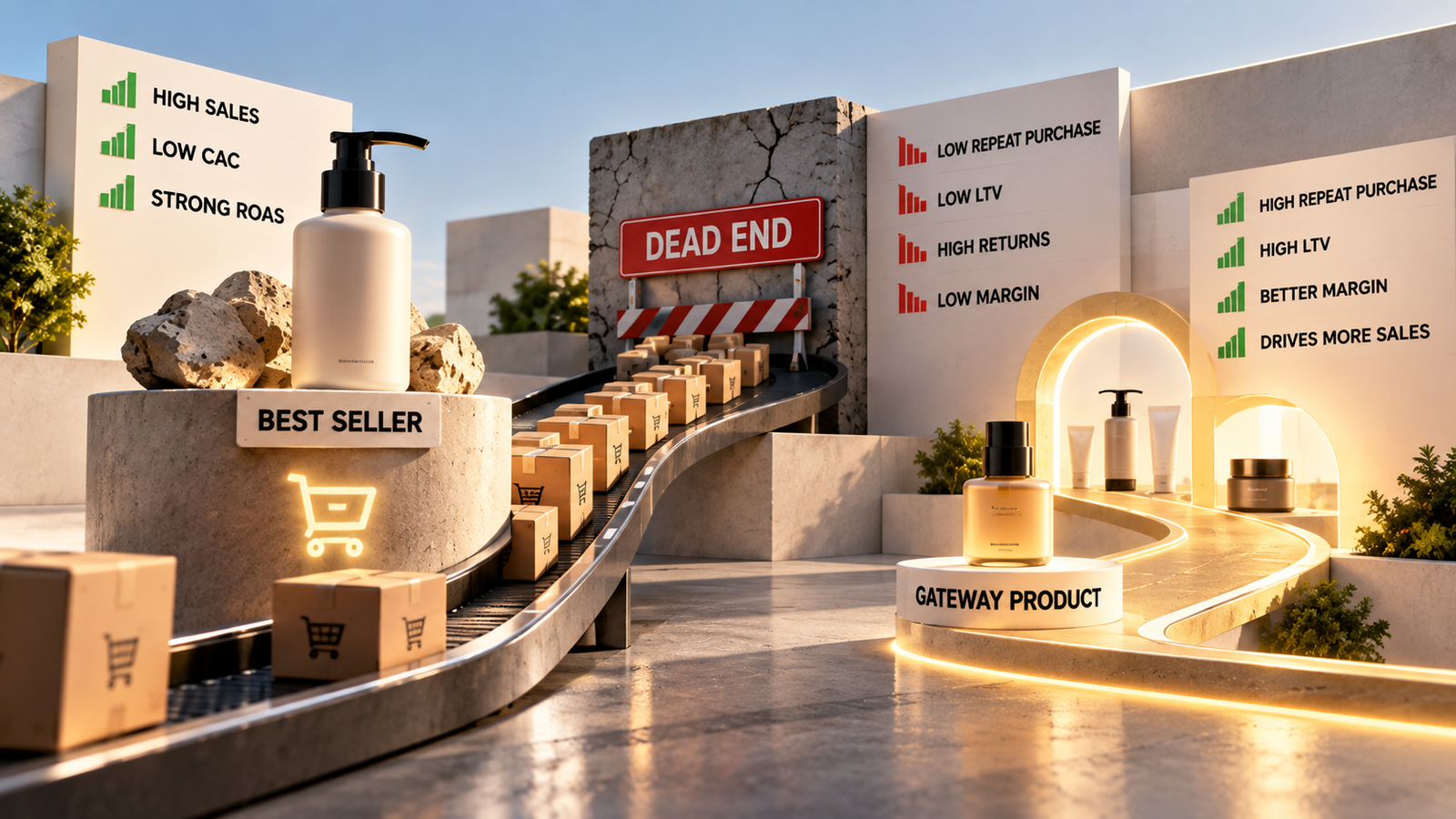 Your best seller might be a dead end: how to find your gateway product