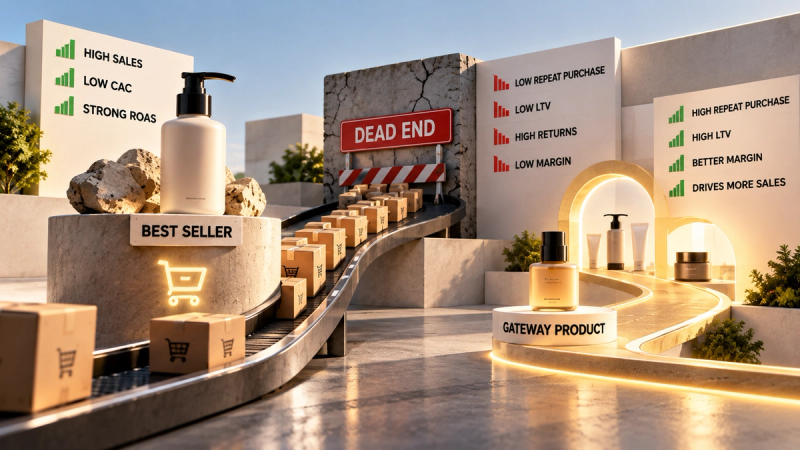 Your best seller might be a dead end: how to find your gateway product