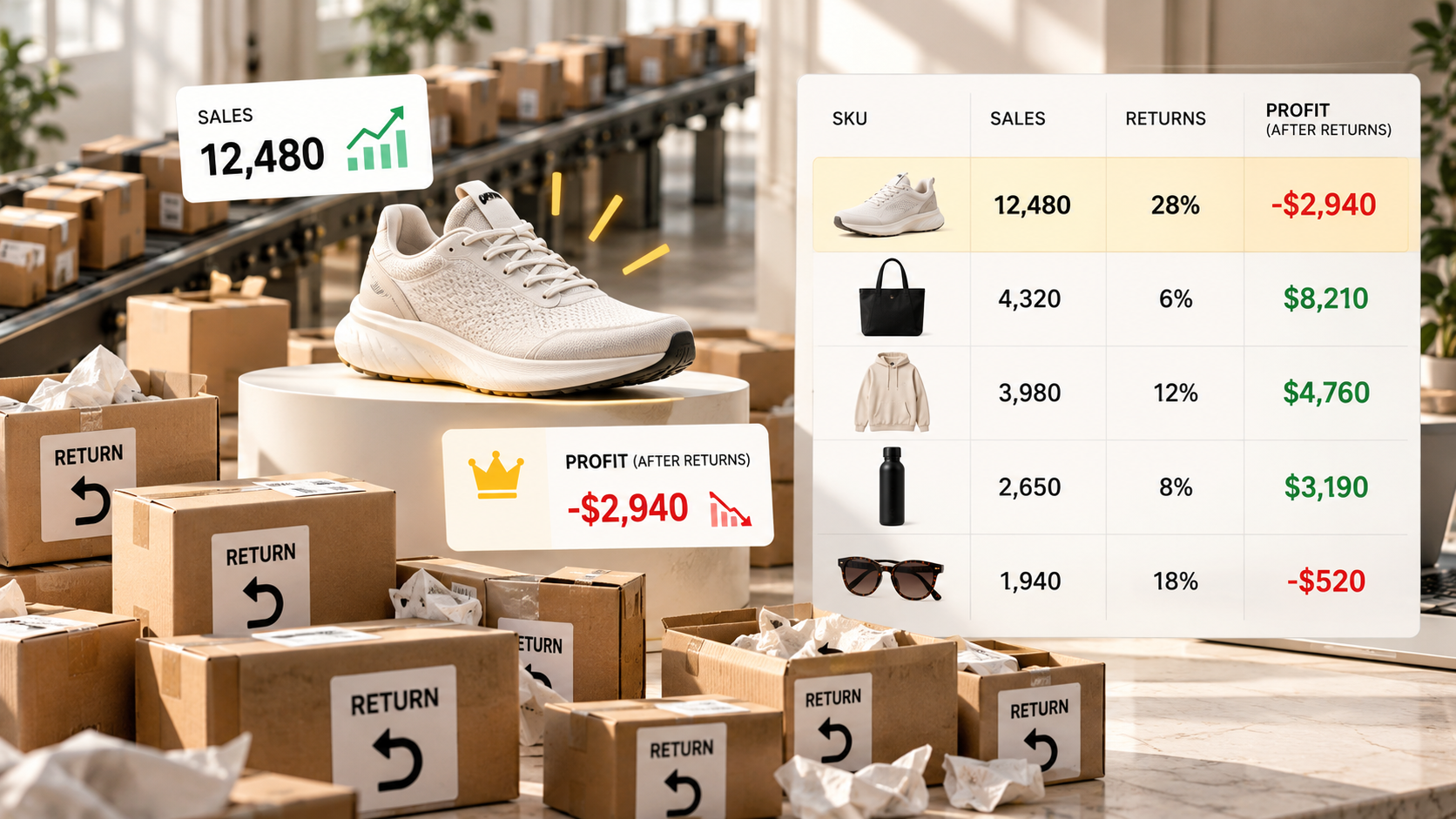Your Best-Selling Product Might Be Losing Money After Returns. Here's How to Check Every SKU