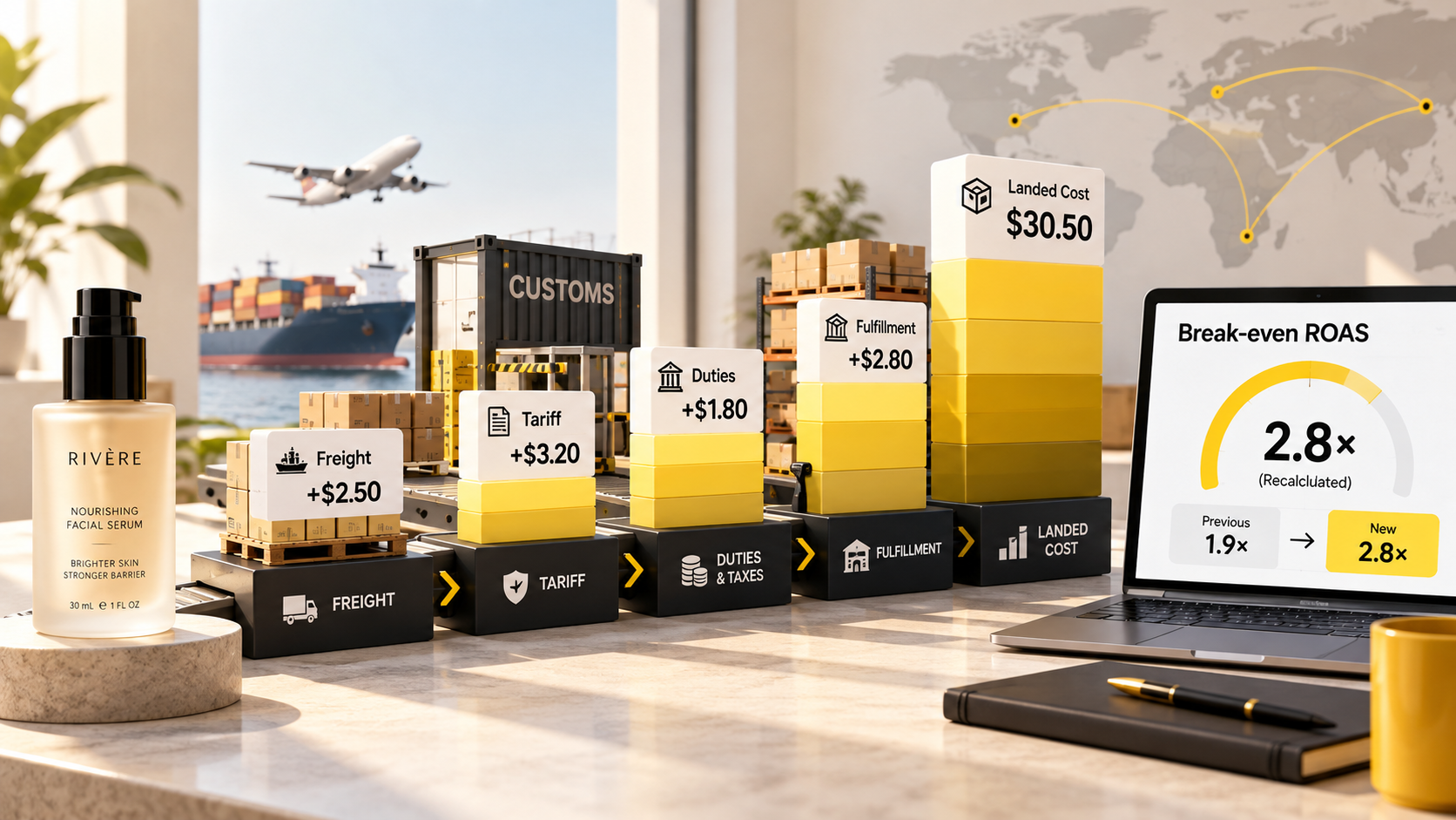 Tariffs, De Minimis and Landed Cost in 2026: Recalculate Break-Even ROAS for Every SKU Before Your Next Reorder