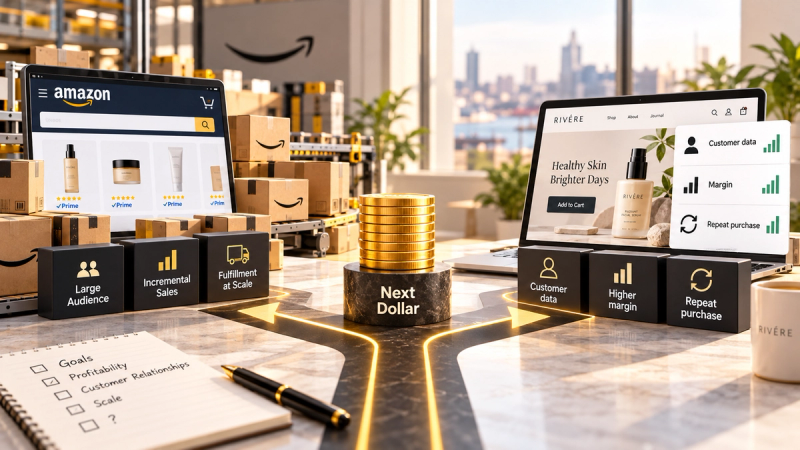 Amazon or DTC: which channel deserves your next dollar