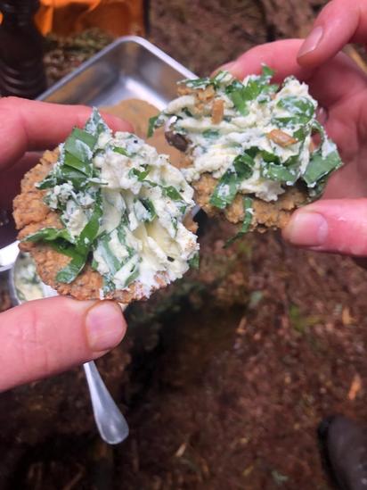 RECIPE Wild garlic labneh