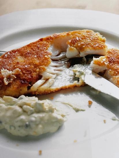 RECIPE Jeannine’s crunchy crumbled fish fillets