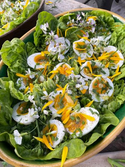 RECIPE Hugh’s summer garden egg salad