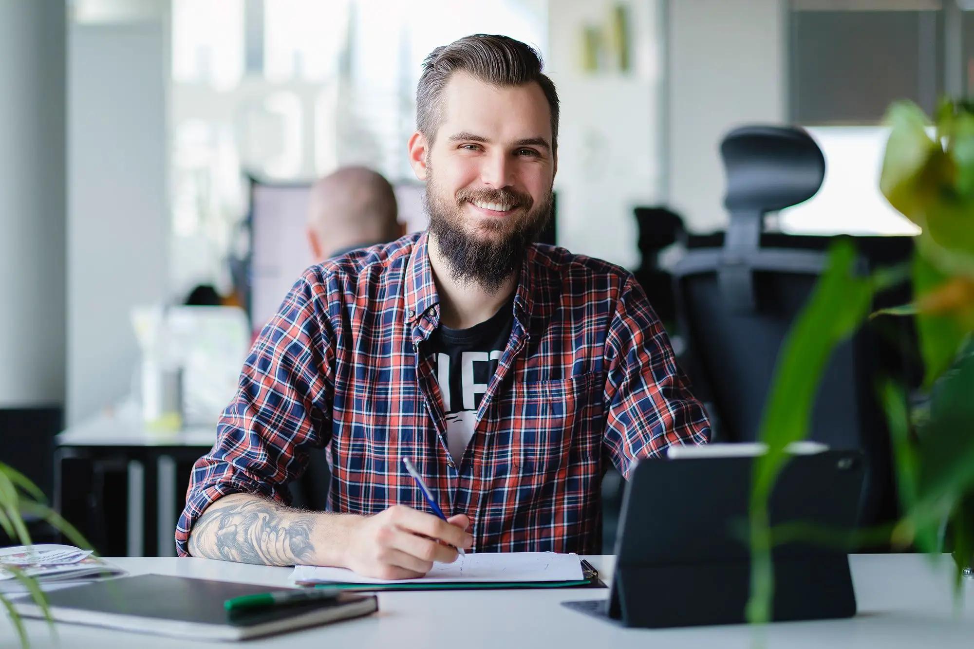 Photo of Piotrek Kmita, Head of Design at Ramp