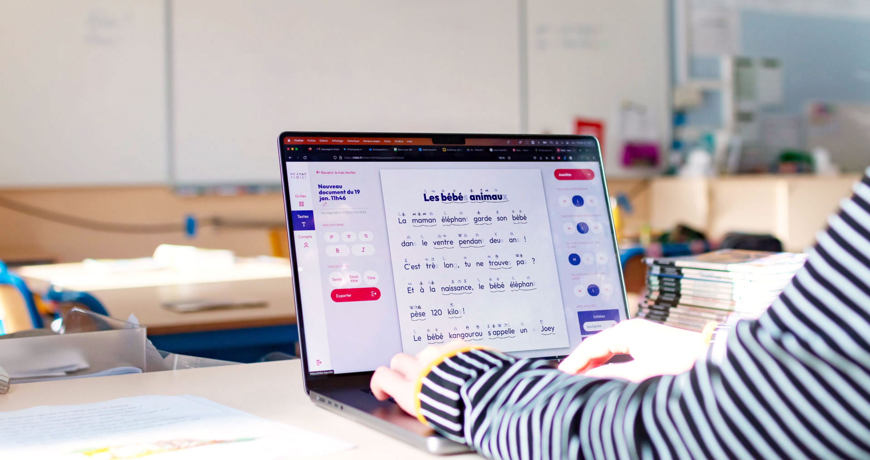 UX/UI design studio Montpellier France expert in educational technology user testing Ridisi