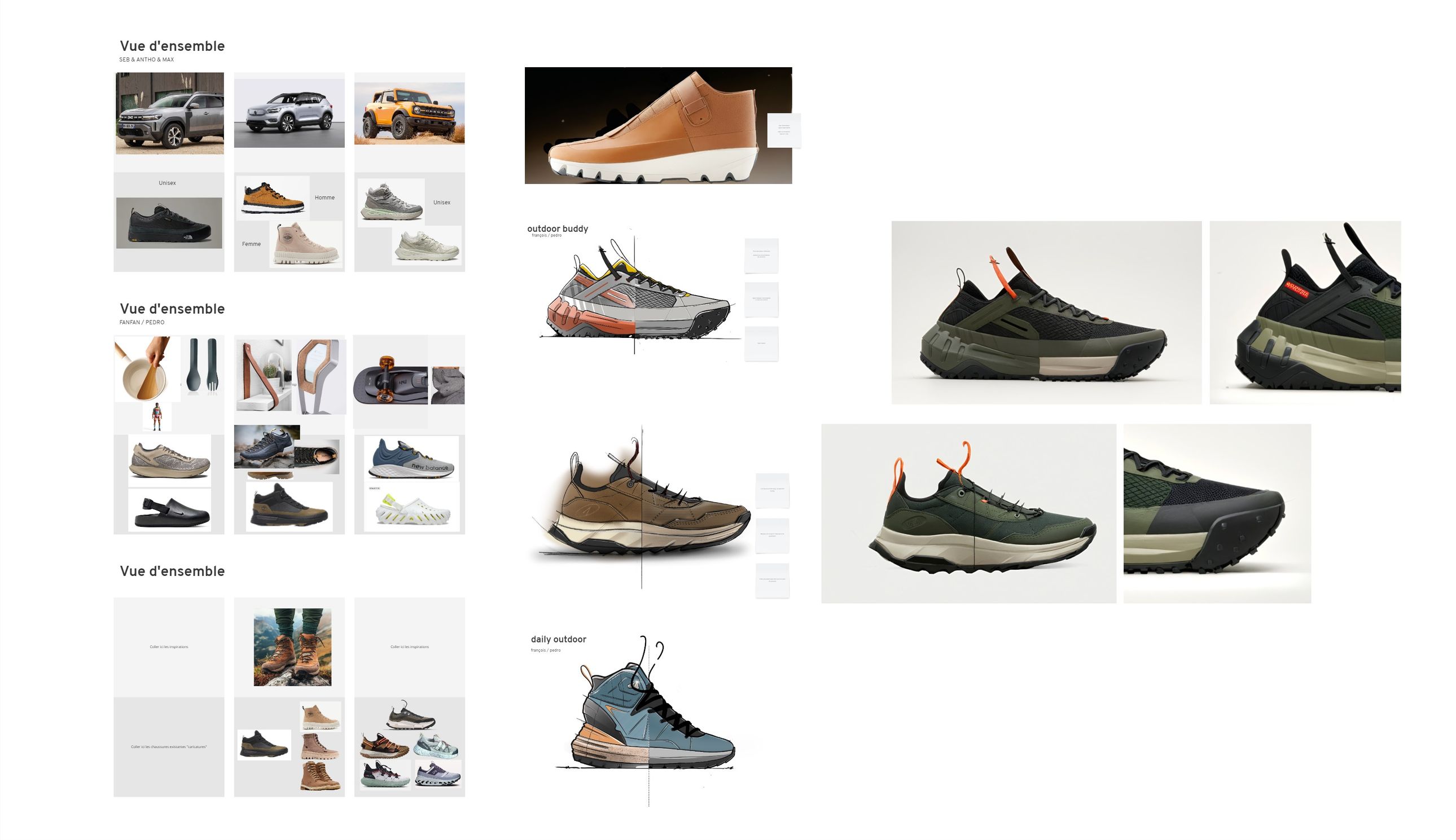 Product design studio Lyon France expert in sport benchmark and sketchs