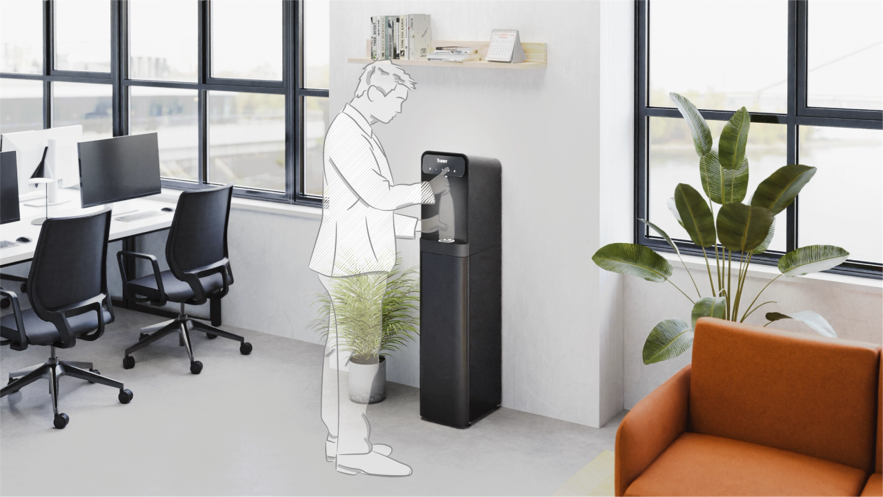 Designer industriel Lyon expert en home appliance fontaine à eau Edafim BWT Office