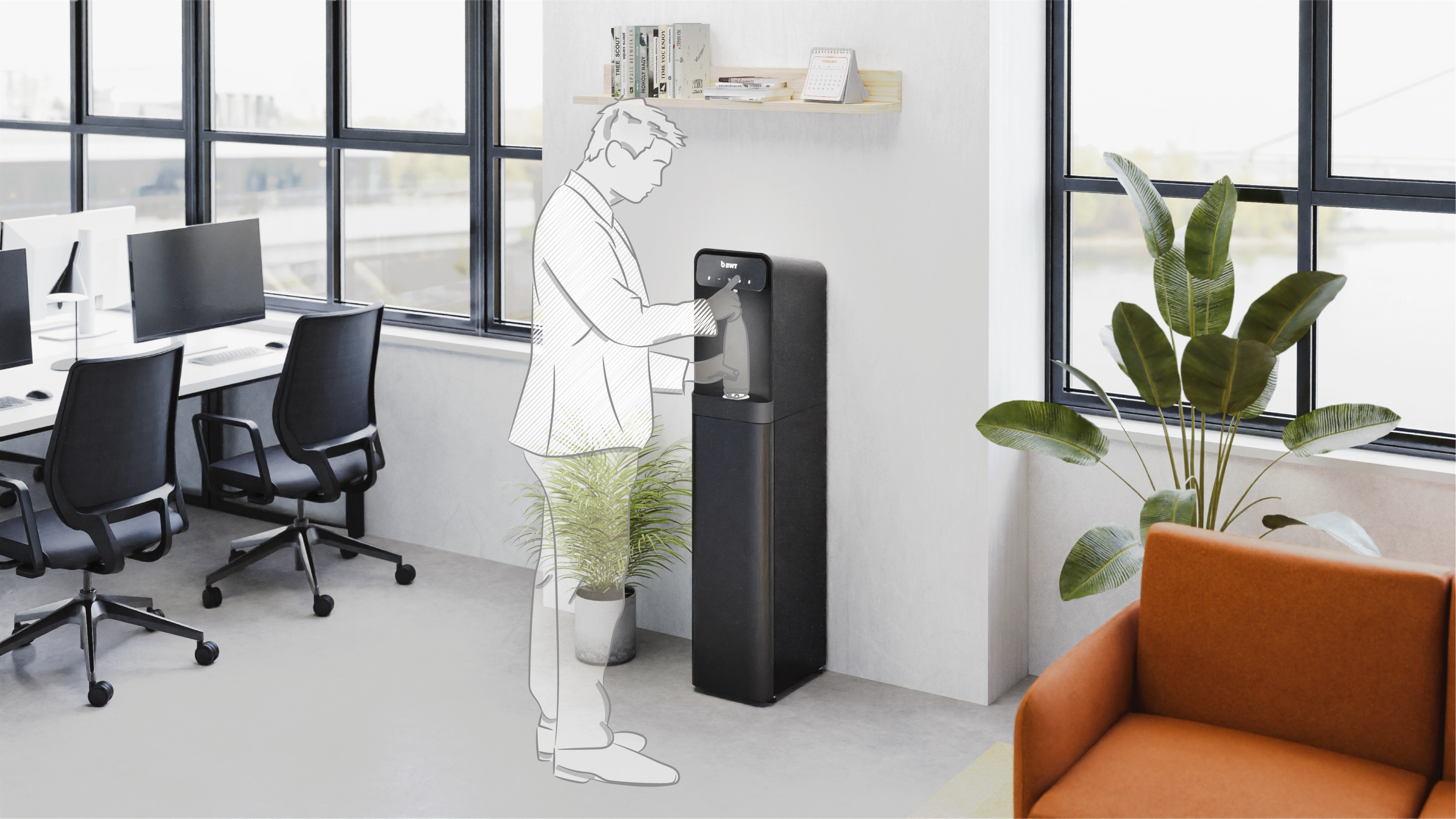 Designer industriel Lyon expert en home appliance fontaine à eau Edafim BWT Office