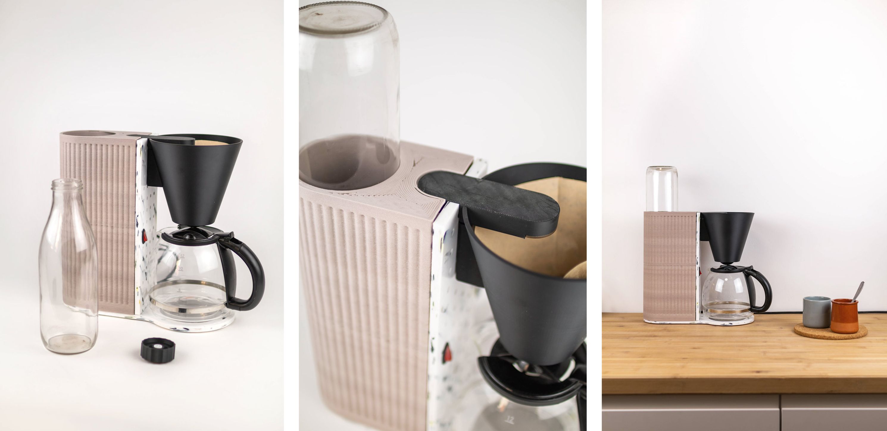 Agence design produit Lyon Montpellier expert en circularité présentation produit cafetière DEEE