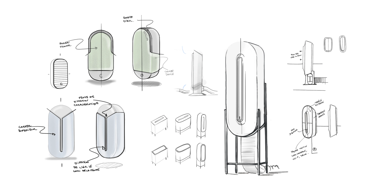 Agence design produit Montpellier expert en circularité sketch CAELI ONE