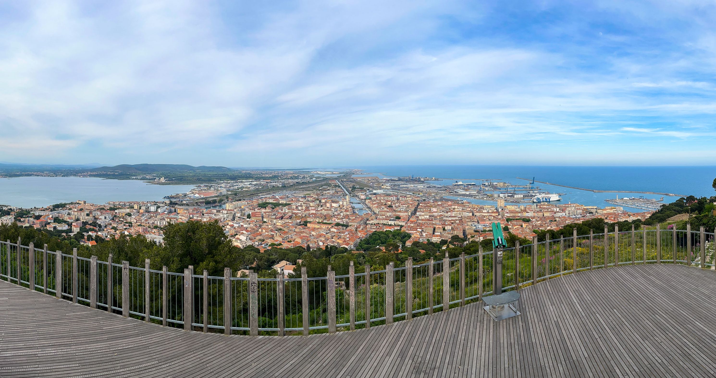 vue panoramique de Sète