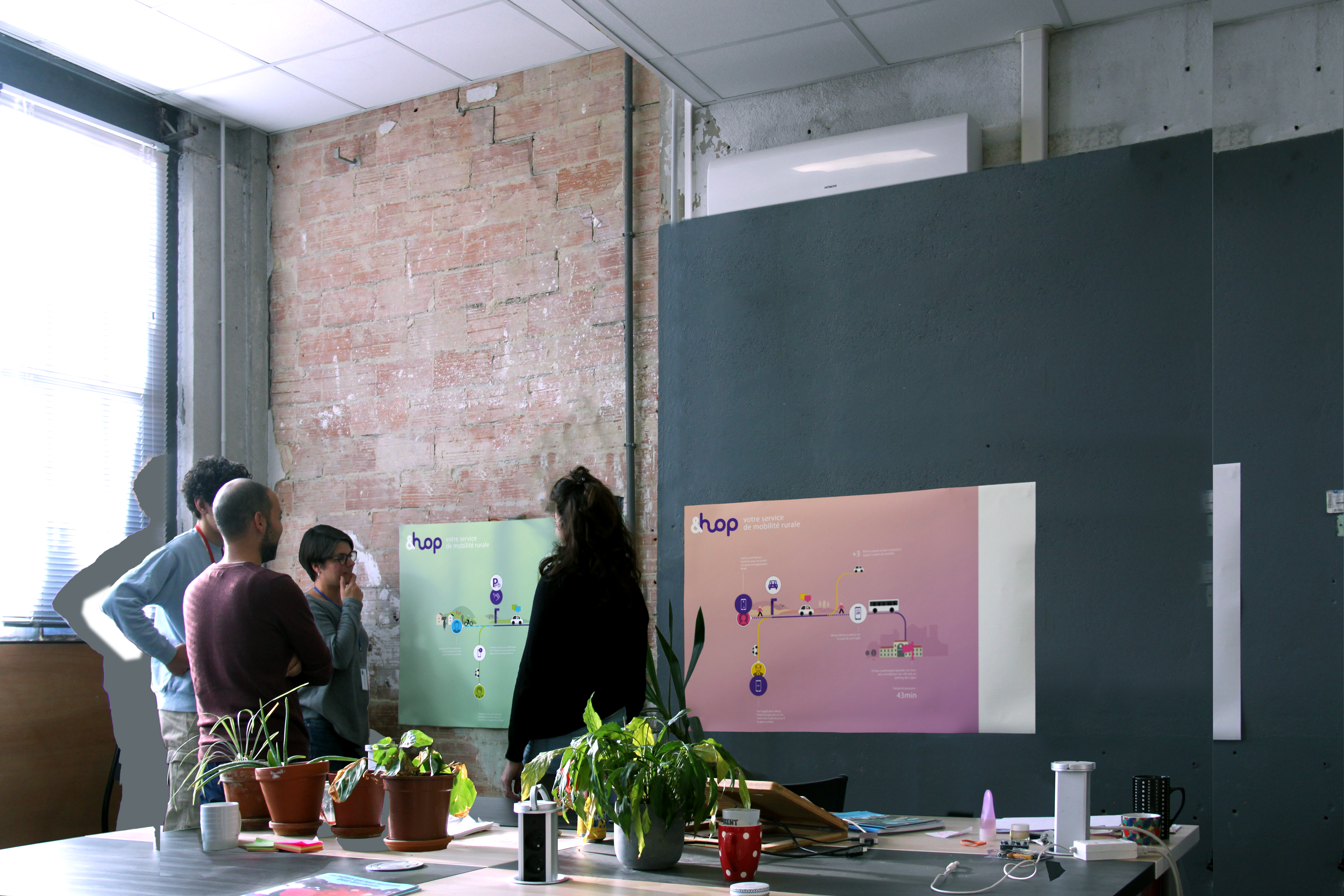 Agence design produit Lyon Montpellier expert en mobilité affiches graphisme &hop