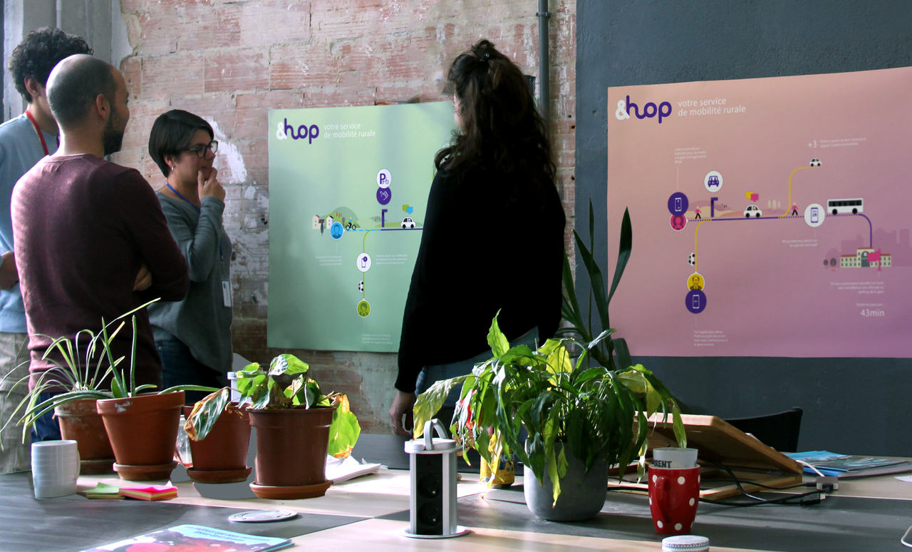 Agence design produit Lyon Montpellier expert en mobilité affiches graphisme &hop