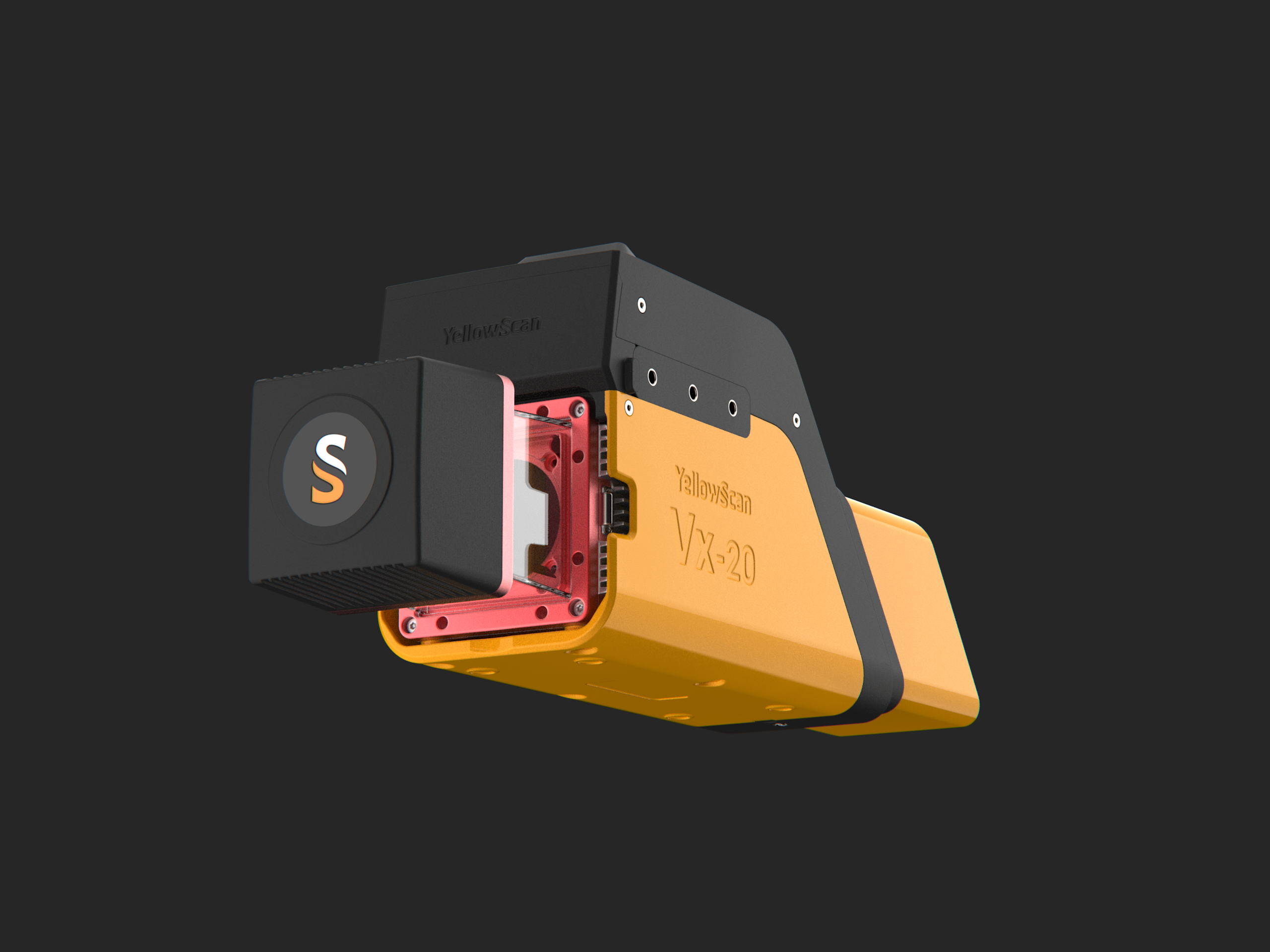 Agence design produit Montpellier rendu 3D YellowScan