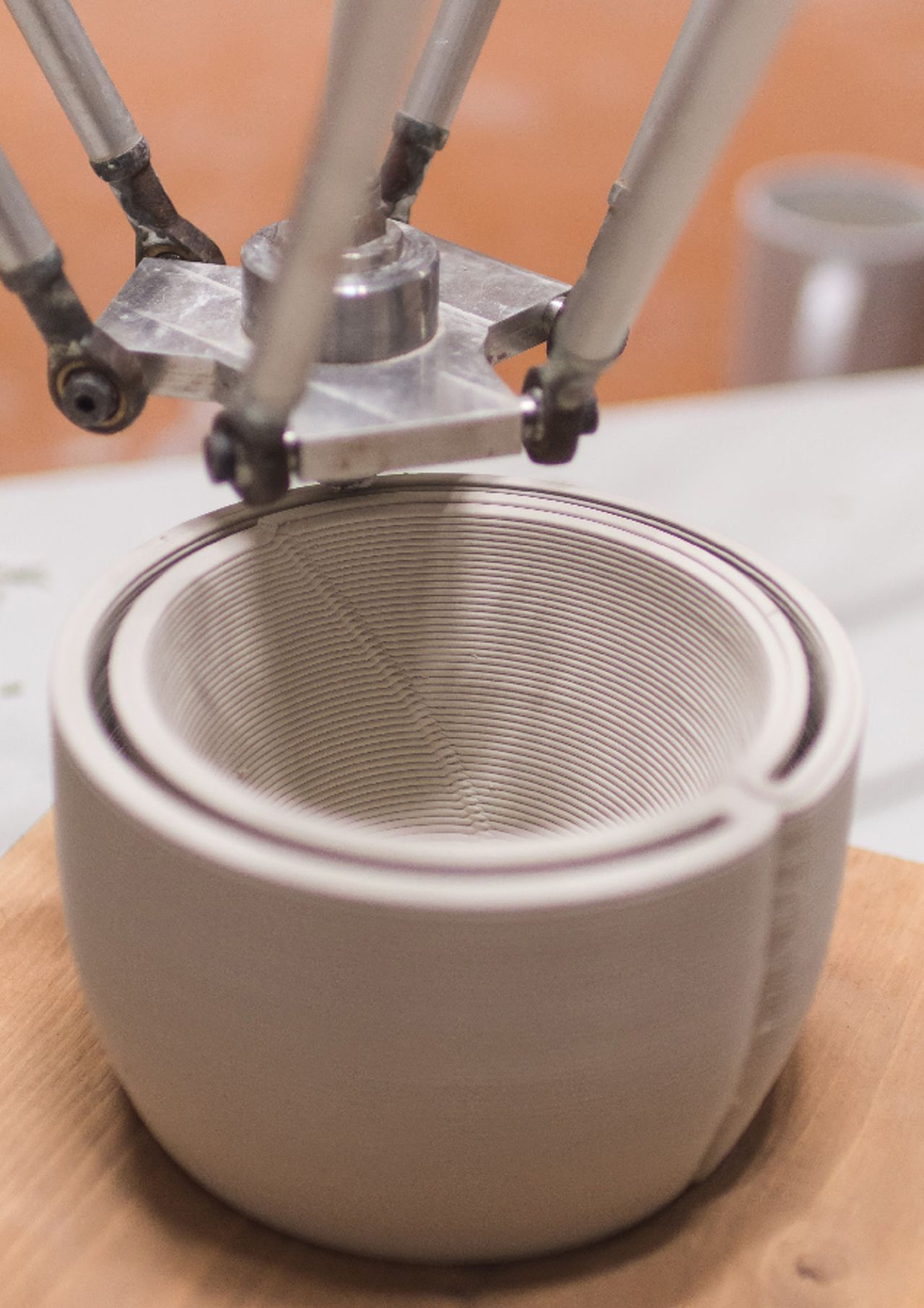 Product design studio Lyon Montpellier France experts in circularity testing 3D ceramic printing Double wall