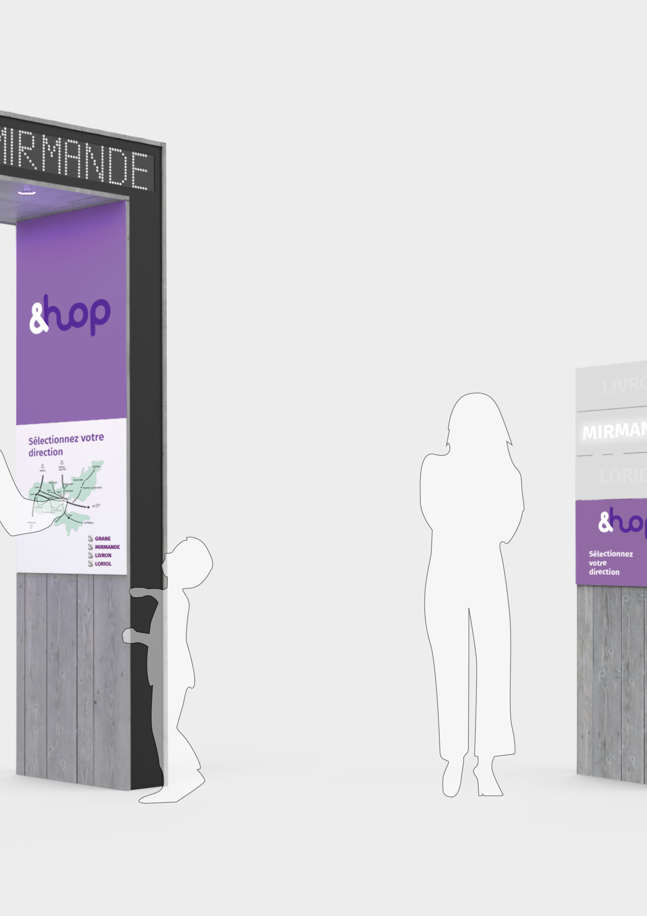 Product design studio Lyon Montpellier France expert in mobility 3D render &HOP