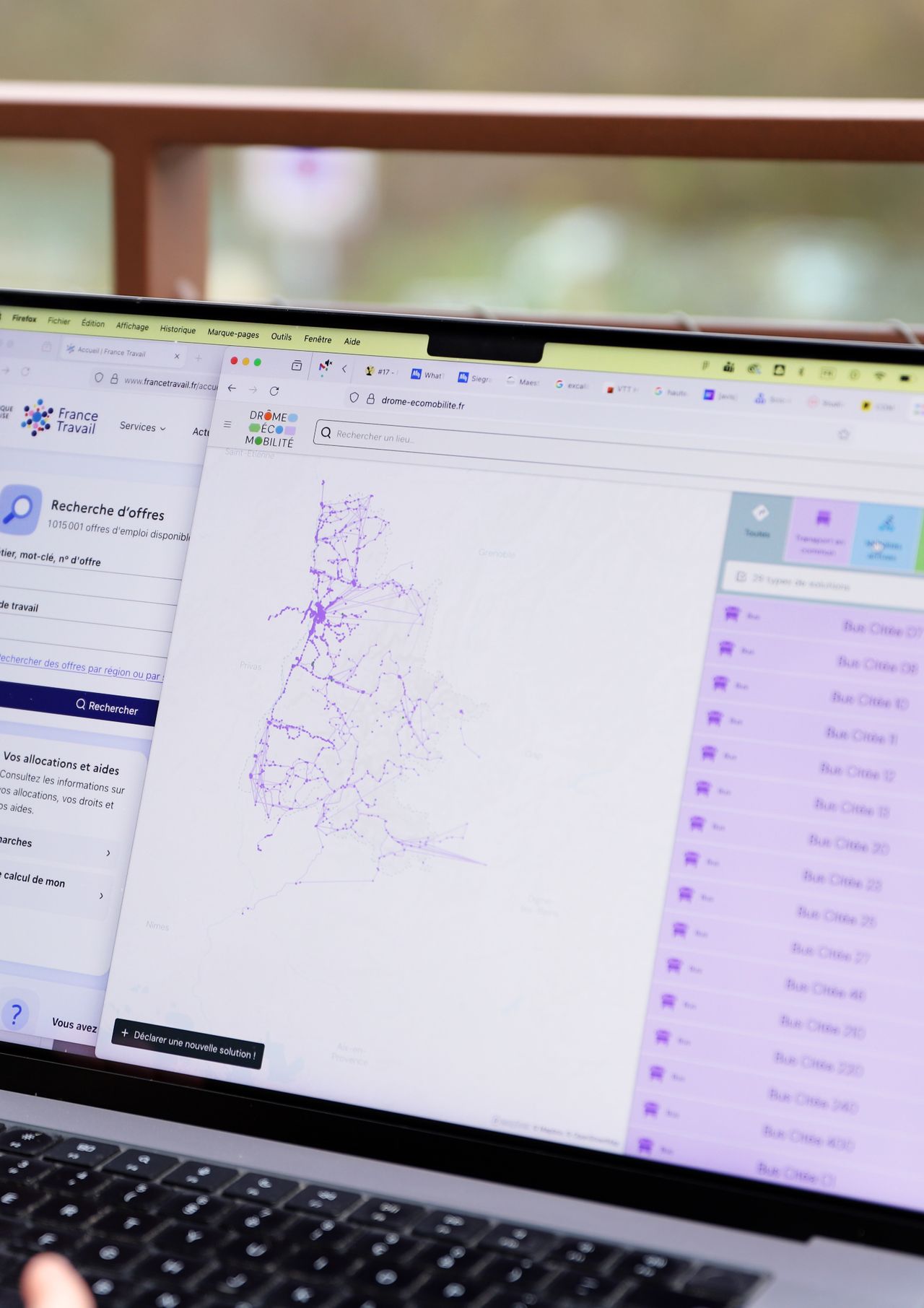 Agency designer UX/UI Crest mobility expert website Drome écomobilité