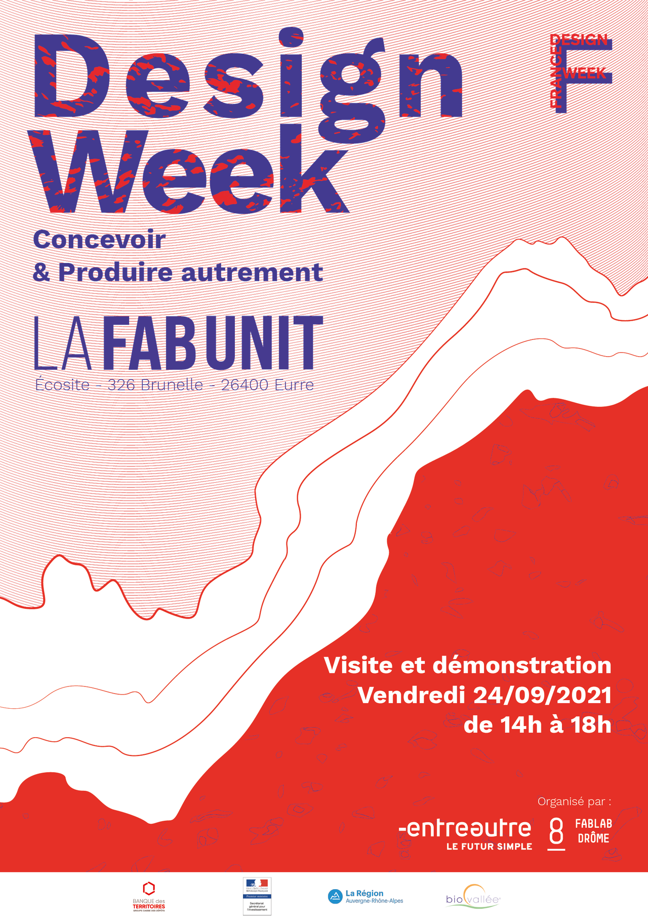 Agence design Lyon Montpellier affiche Fab Unit