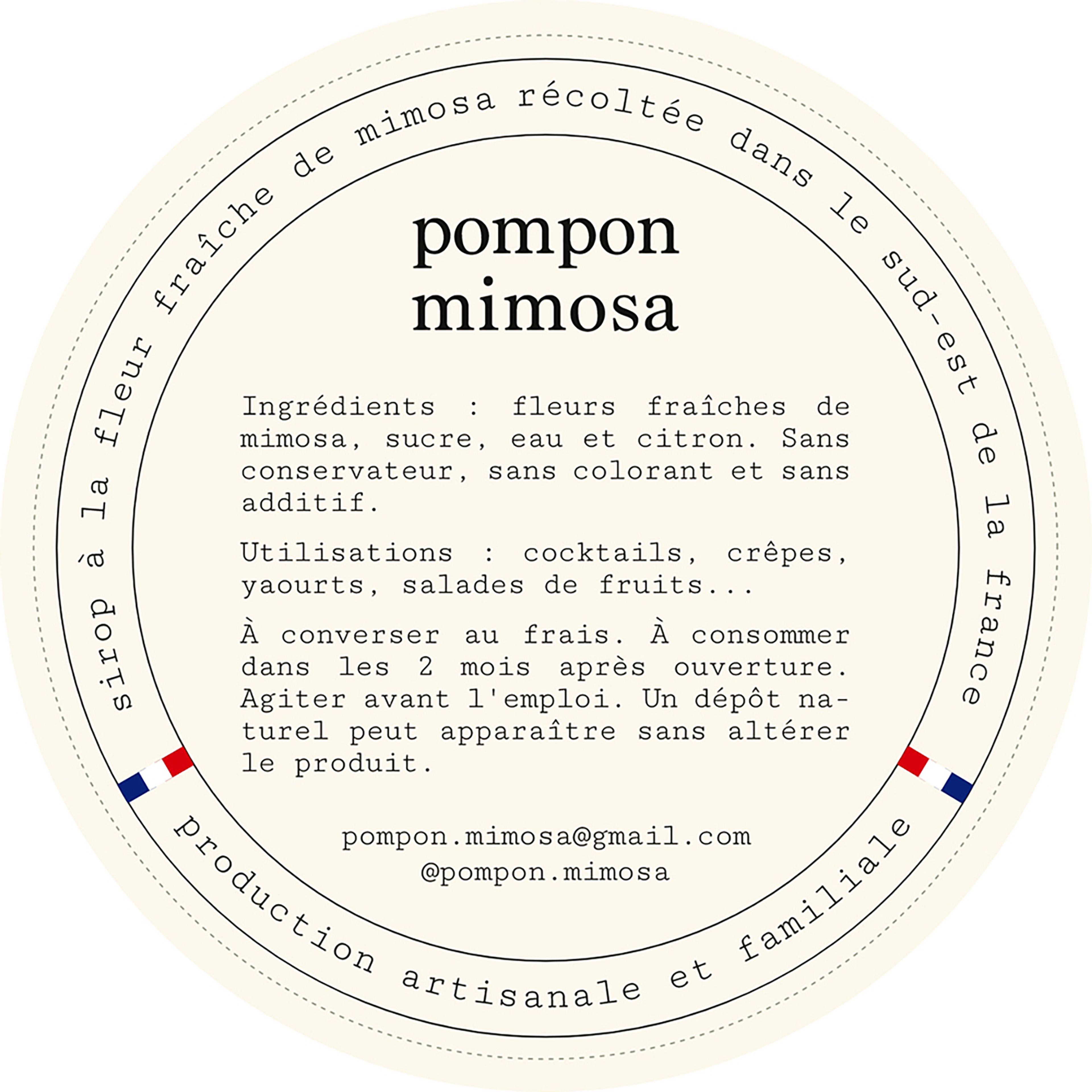 Pompom : étiquette (2)