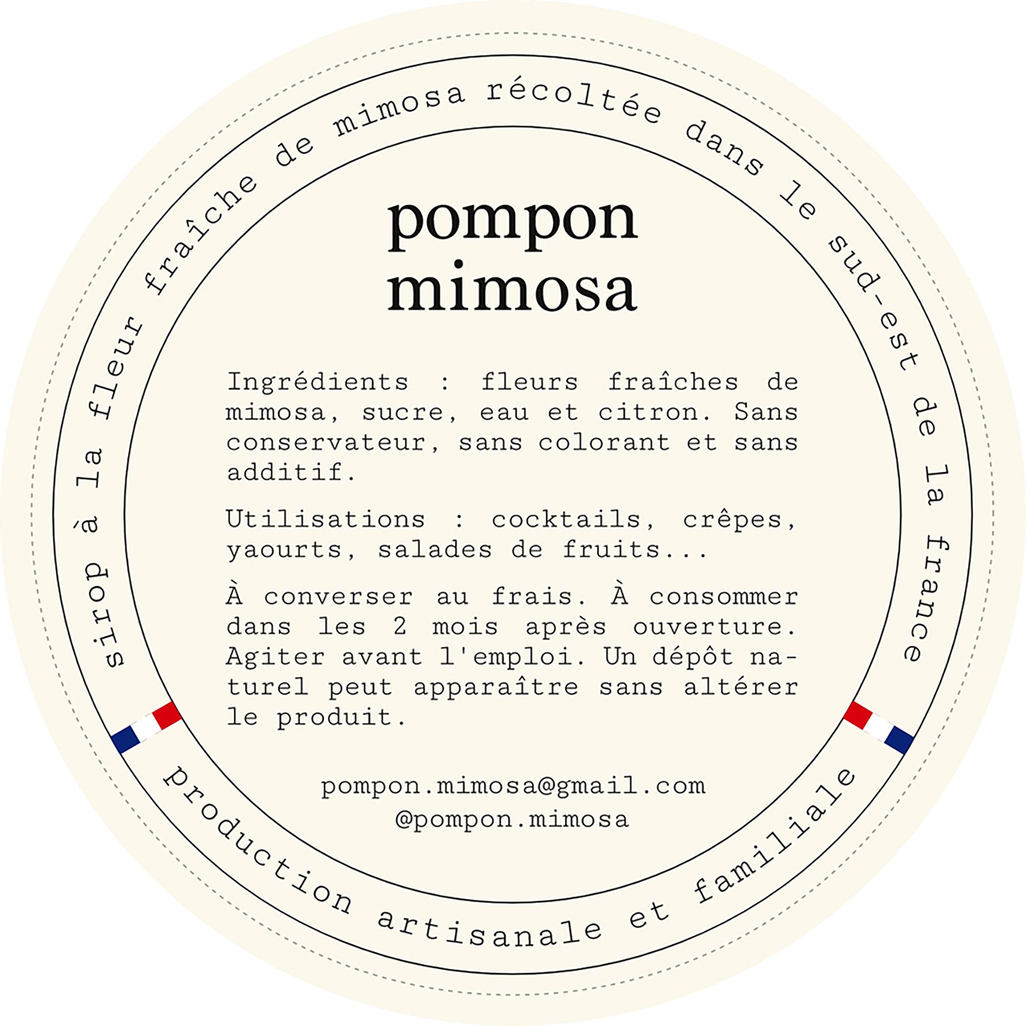 Pompom : étiquette (2)